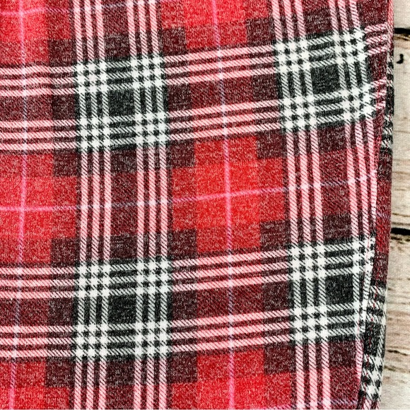 NWT Large PINK Victoria’s Secret Cozy Sleep Jogger Plaid Pajama Pants Grunge VS - Picture 4 of 10